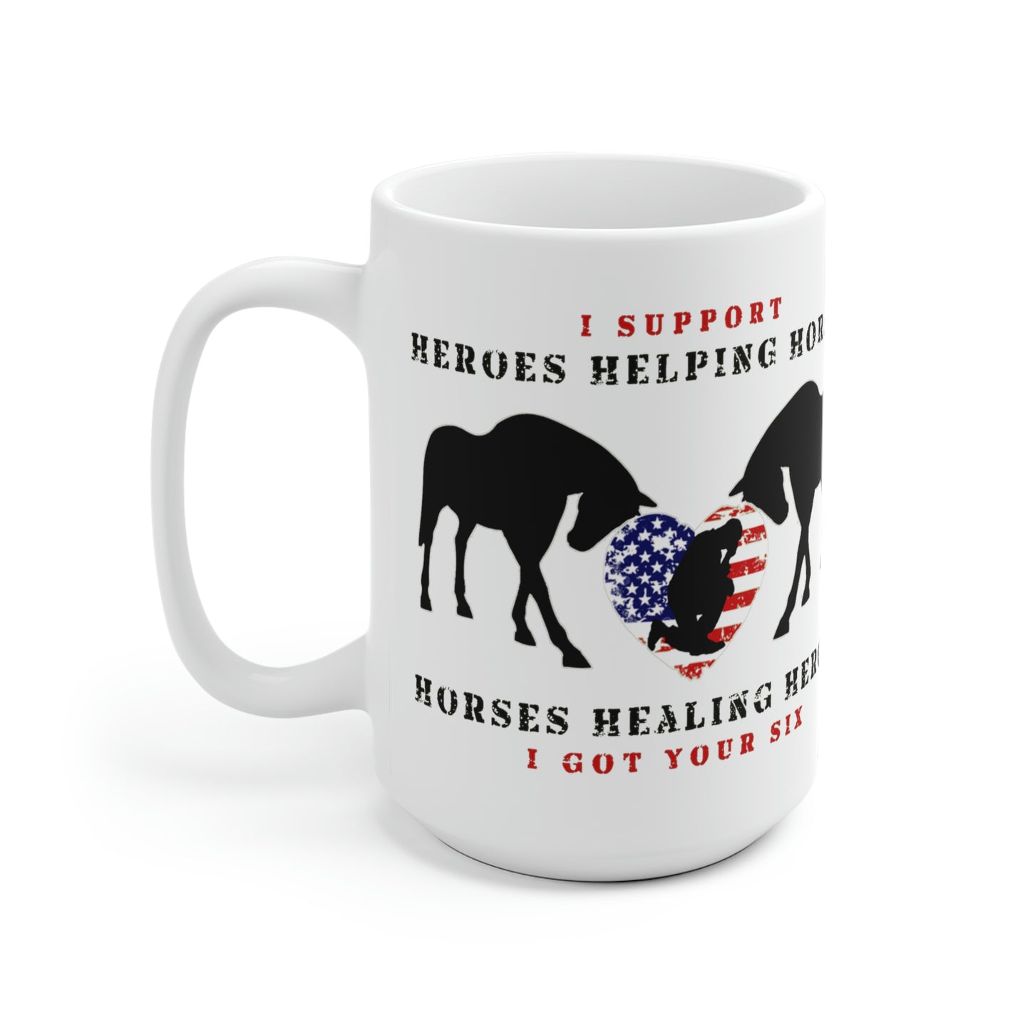 6H - Heart - White Ceramic Mug