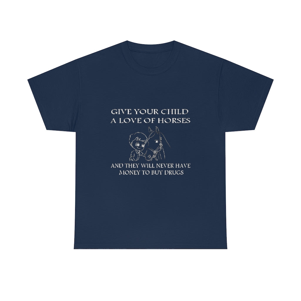 Say NO to Drugs - Adult Tee (Front Logo) - White Print