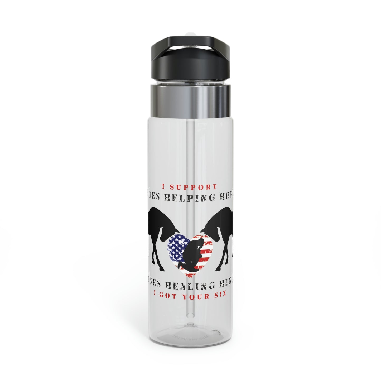 6H - Heart - Sport Bottle, 20oz - Kensington Tritan™