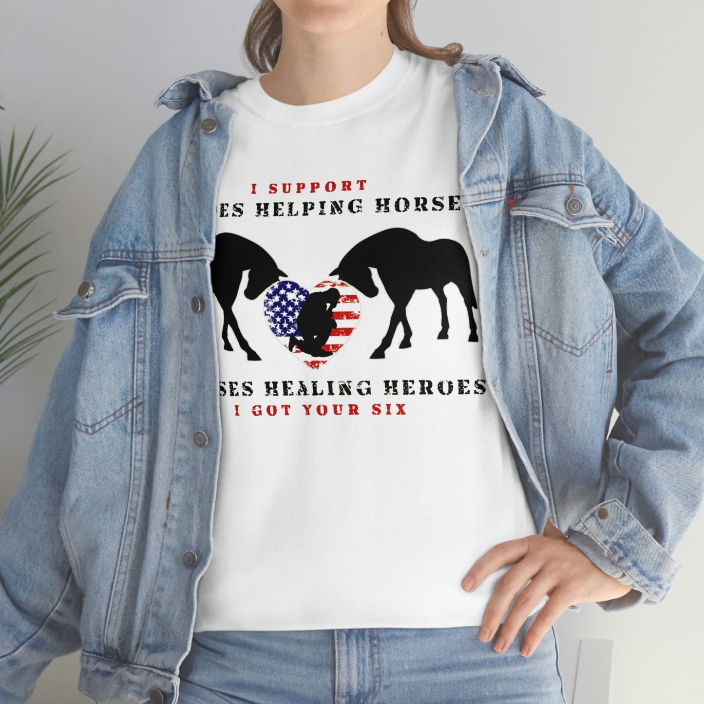 6H - Heart - Adult Tee (Front Logo)
