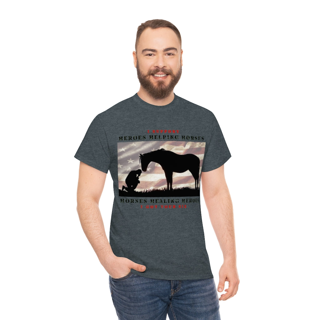 6H - Adult Tee (Front Logo) - Black Lettering