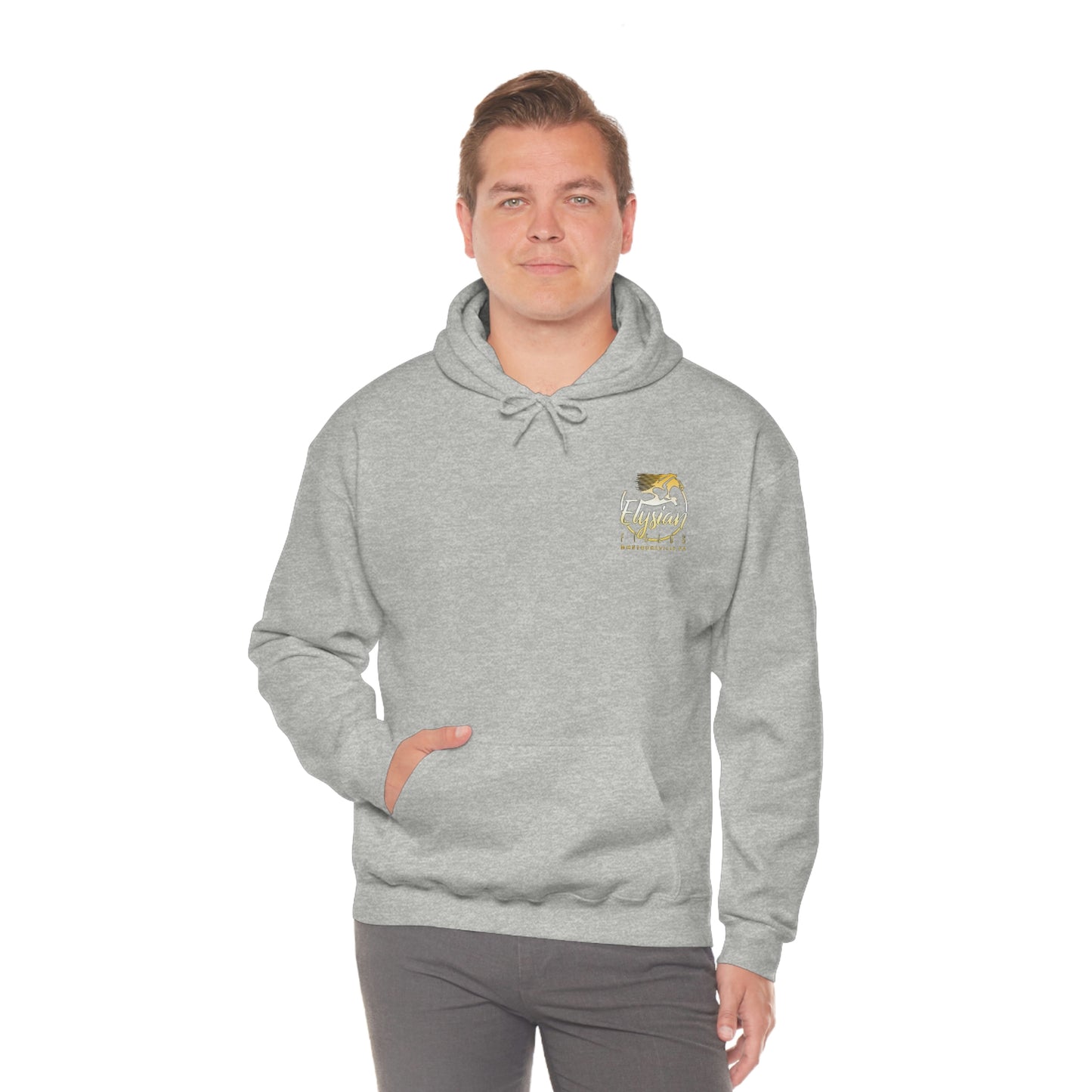 Elysian Fields - Adult Unisex Heavy Blend™ Hooded Sweatshirt - Color Logo