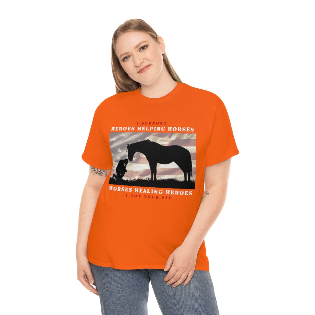 6H - Adult Tee (Front Logo) - White Lettering