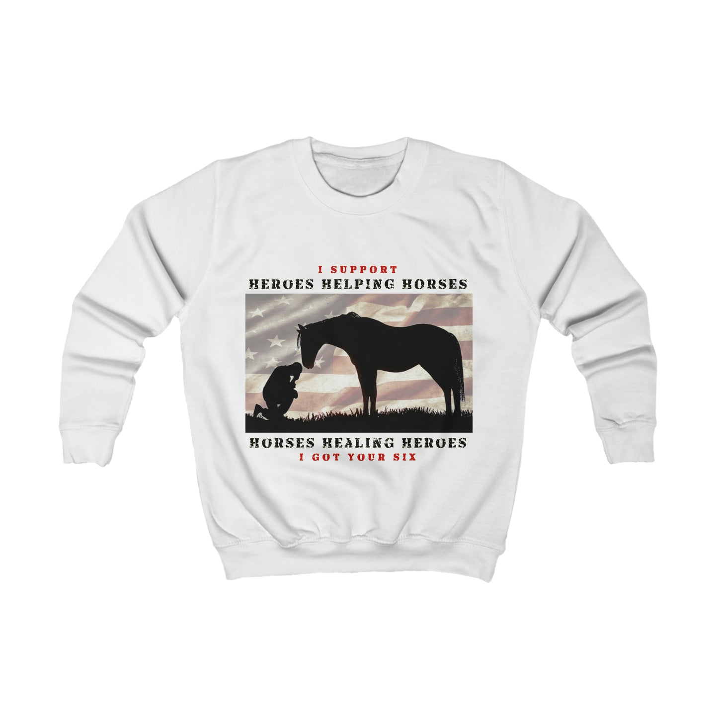 6H - Kids Sweatshirt - Black Lettering