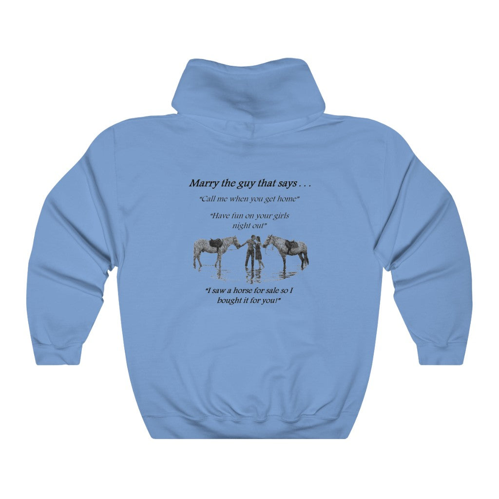 The ONE! - Adult Unisex Heavy Blend™ Hooded Sweatshirt - Black Print