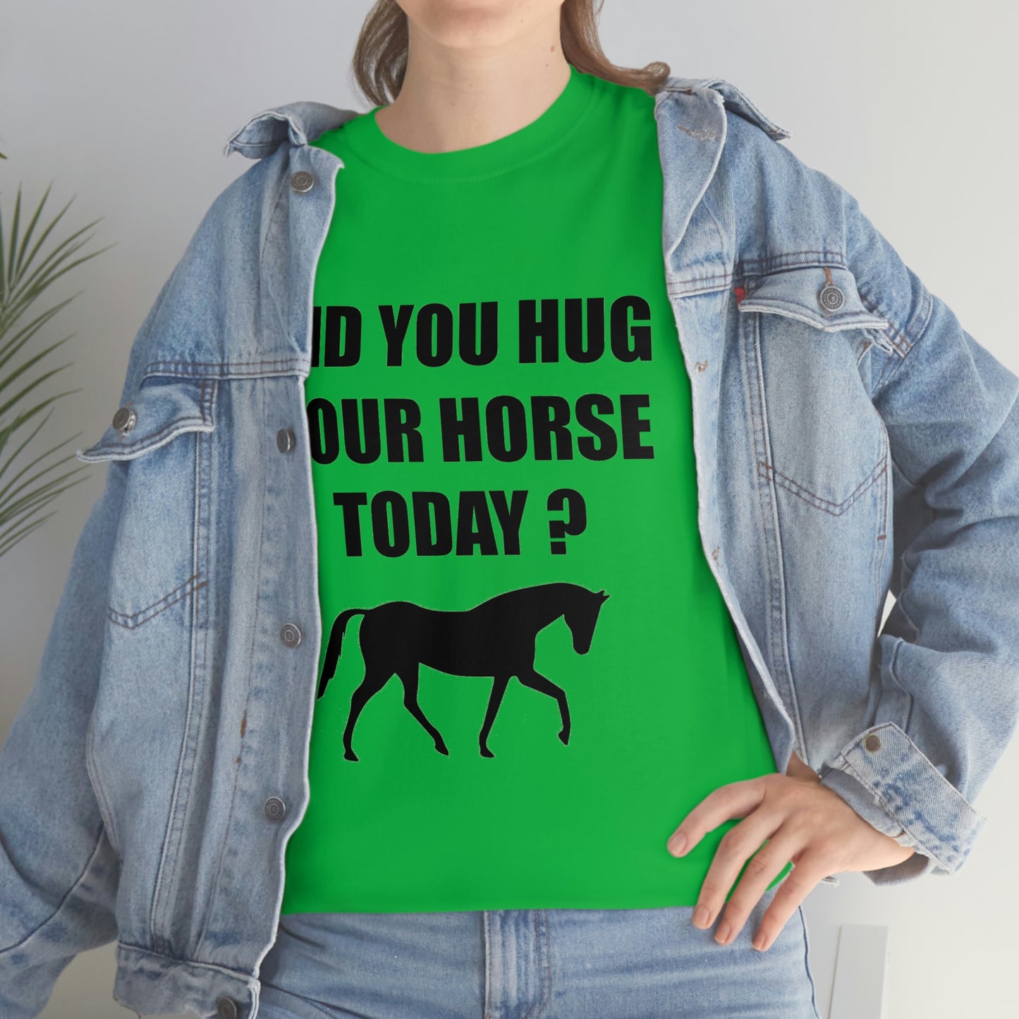 Horse Hugs - Adult Tee (Front Logo)