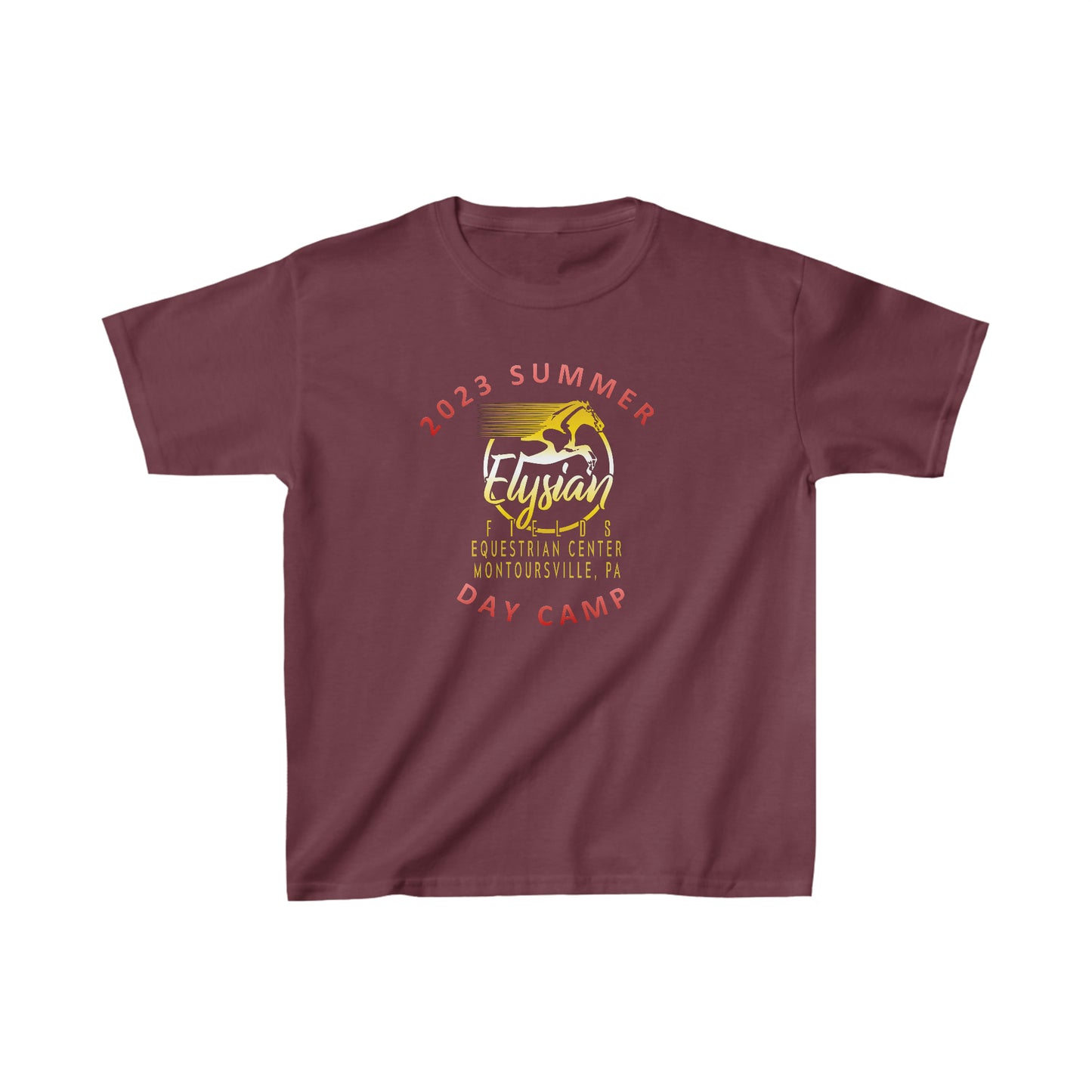 2023 Summer Day Camp at Elysian Fields - Kids Heavy Cotton™ Tee