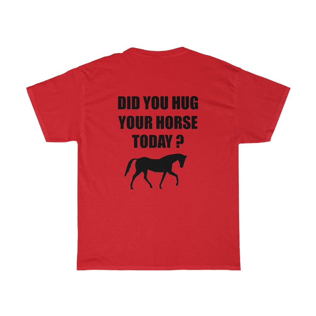 Horse Hugs - Adult Tee (Back Logo)