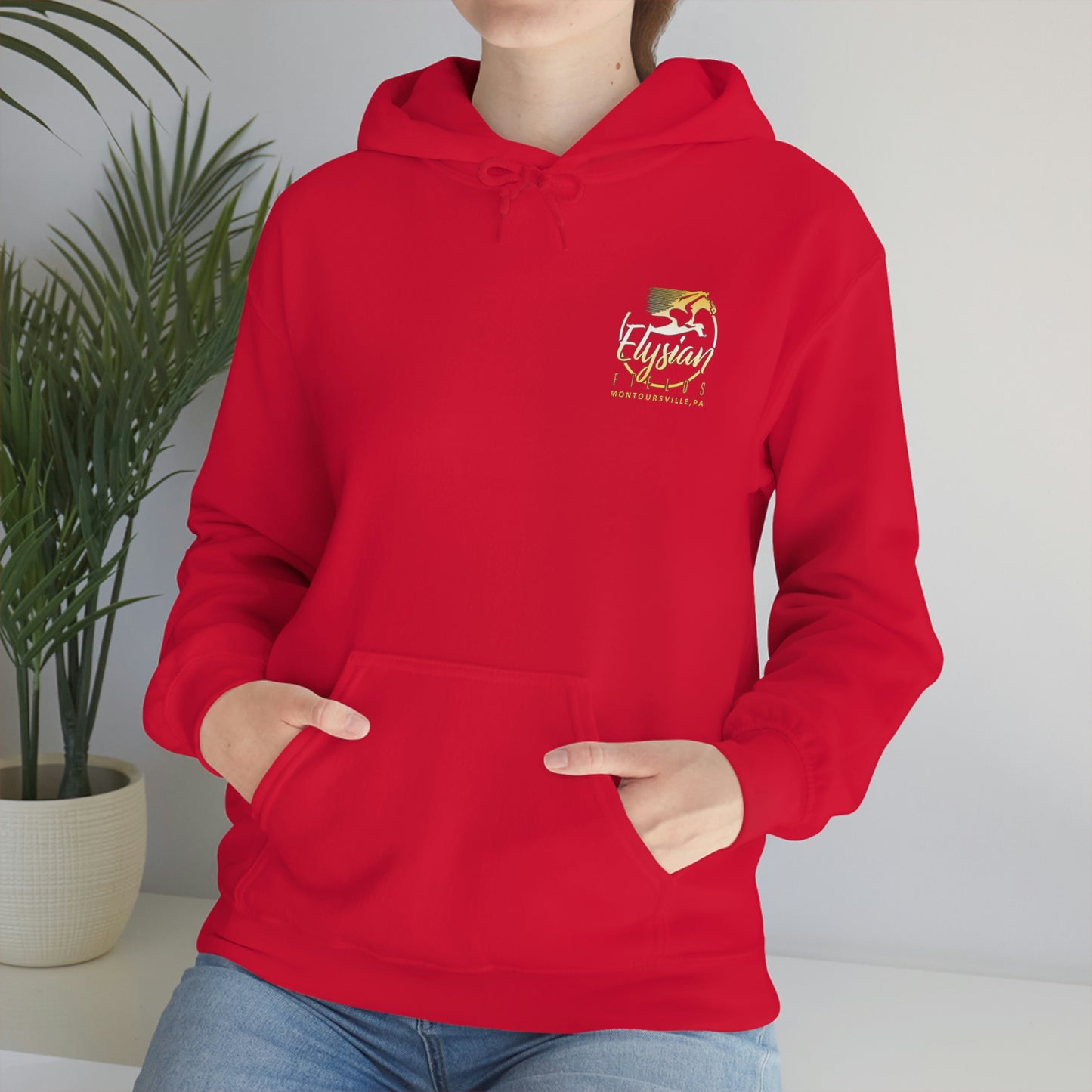 Elysian Fields - Adult Unisex Heavy Blend™ Hooded Sweatshirt - Color Logo