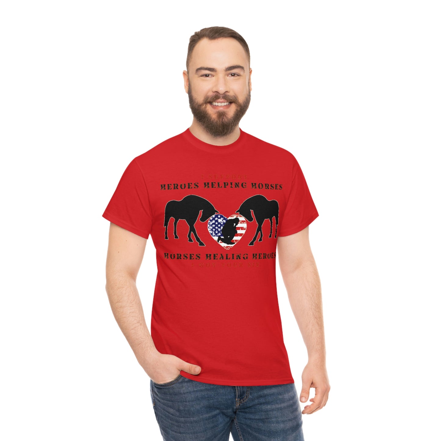 6H - Heart - Adult Tee (Front Logo)