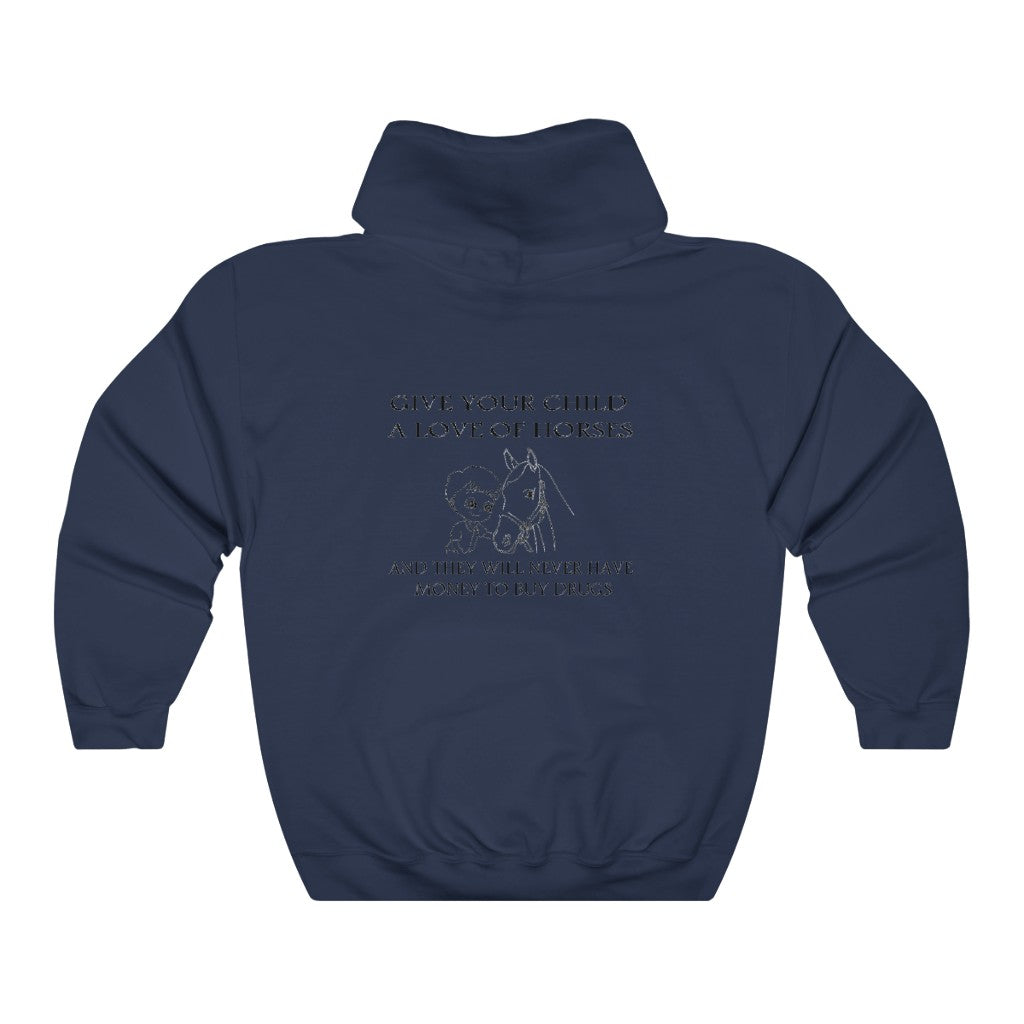 Say NO to Drugs - Adult Unisex Heavy Blend™ Hooded Sweatshirt - Black Print