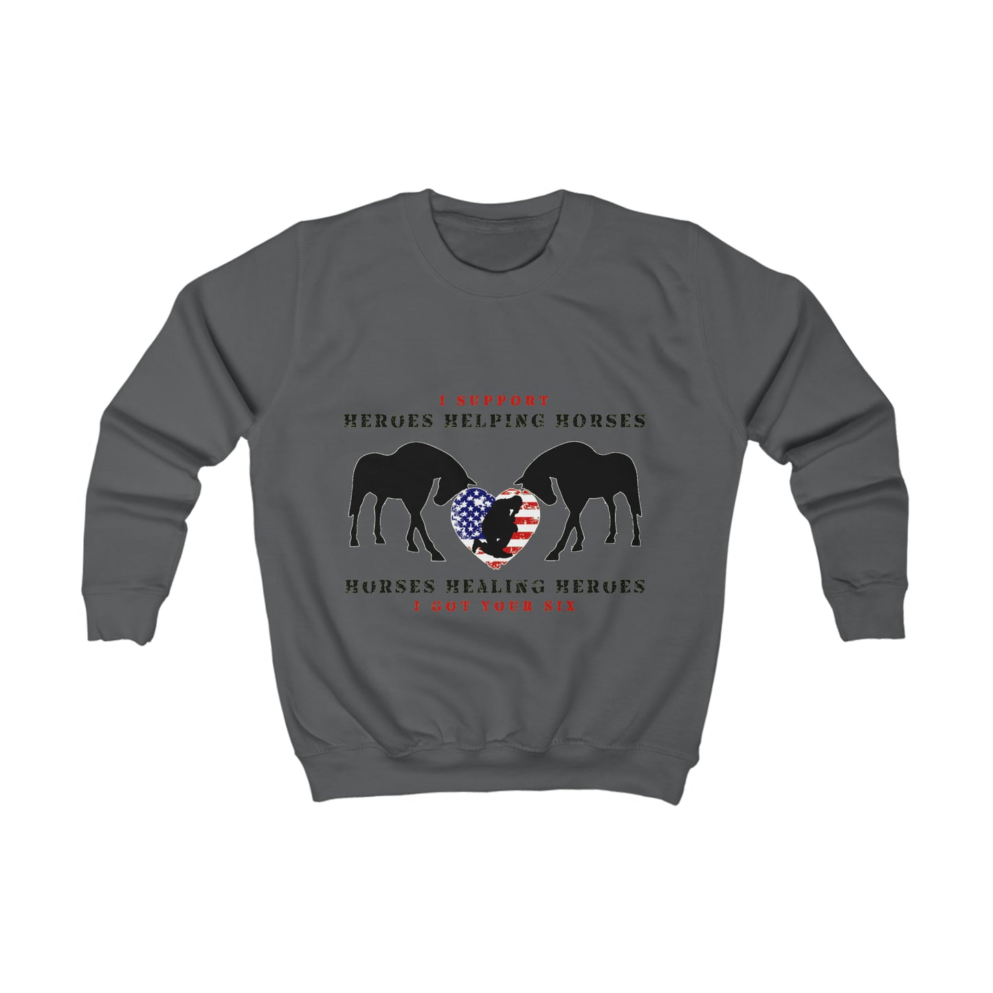 6H - Heart - Kids Sweatshirt