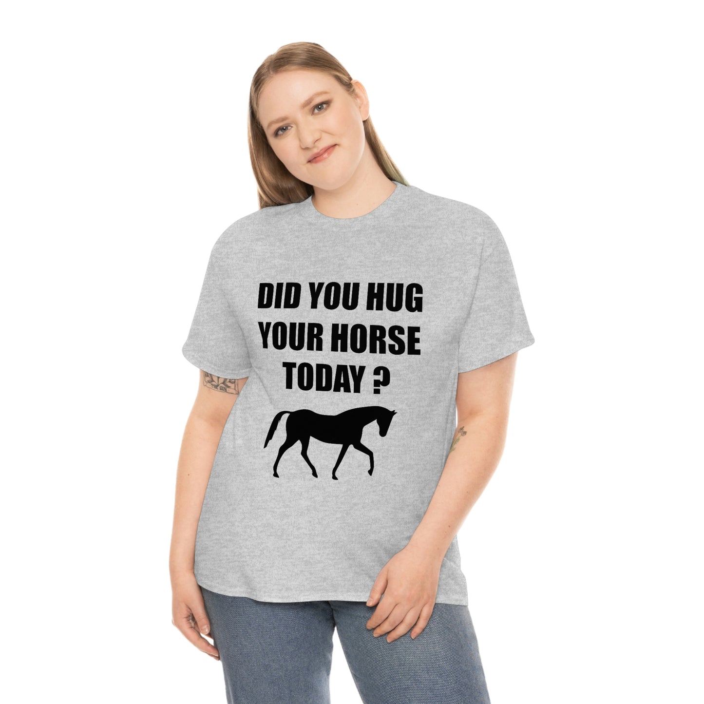 Horse Hugs - Adult Tee (Front Logo)