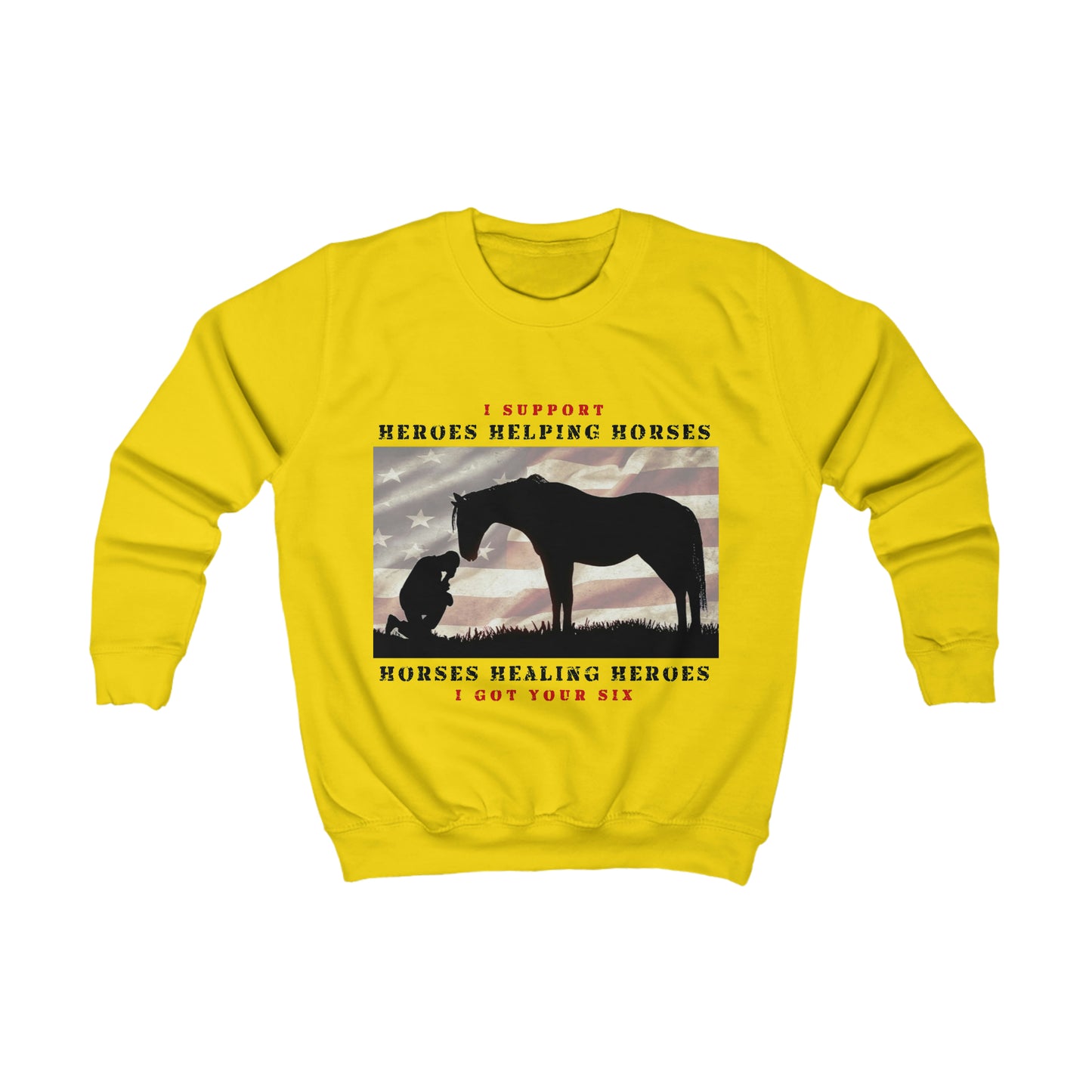 6H - Kids Sweatshirt - Black Lettering