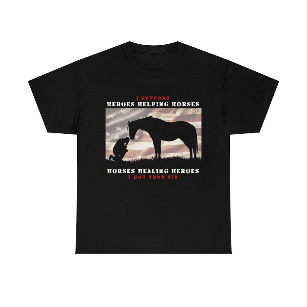 6H - Adult Tee (Front Logo) - White Lettering