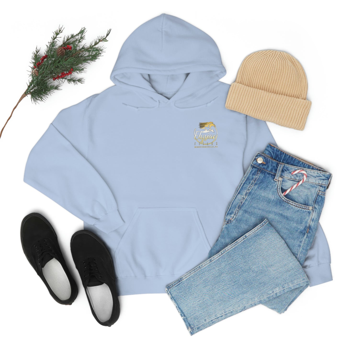 Elysian Fields - Adult Unisex Heavy Blend™ Hooded Sweatshirt - Color Logo