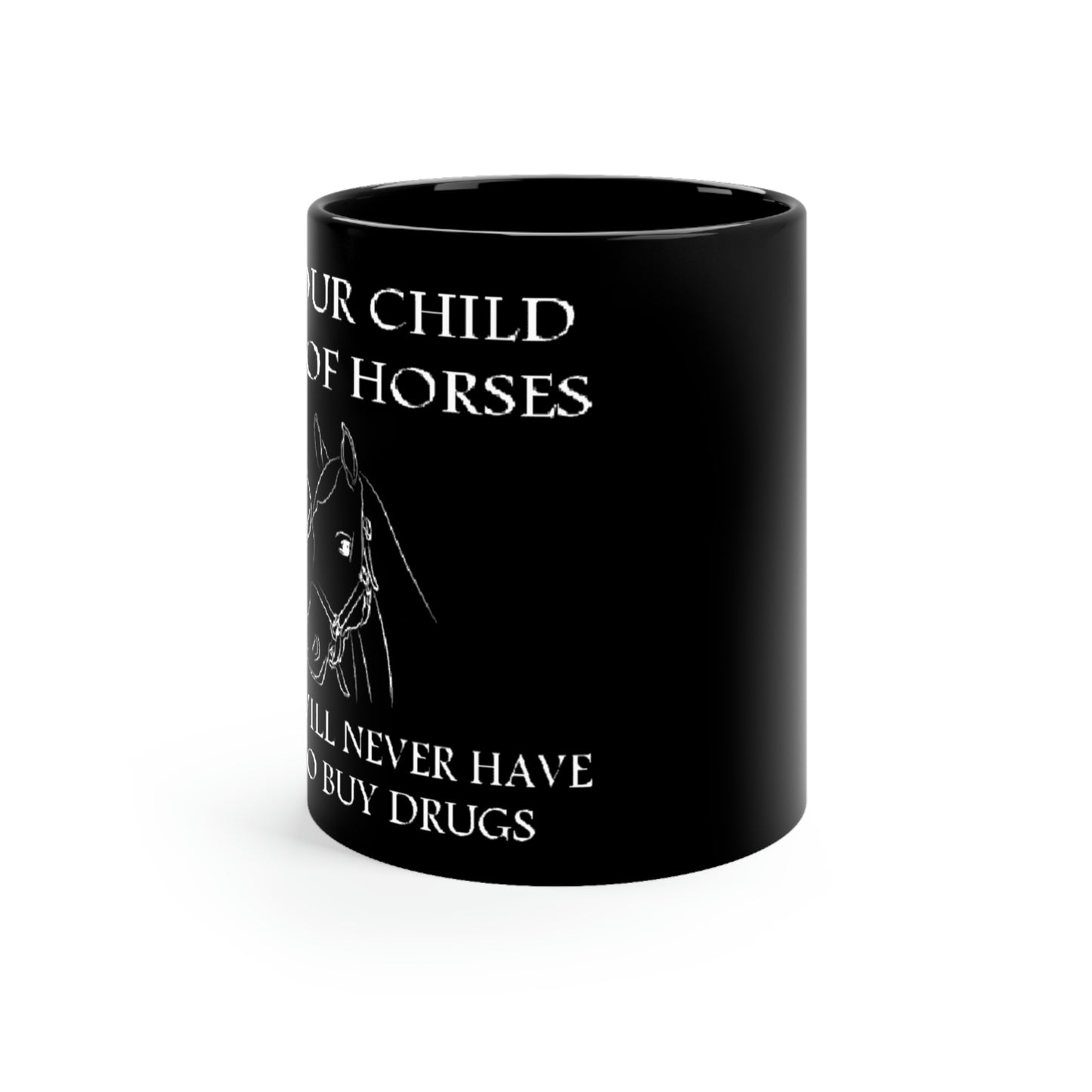 Say NO to Drugs - Black mug 11oz