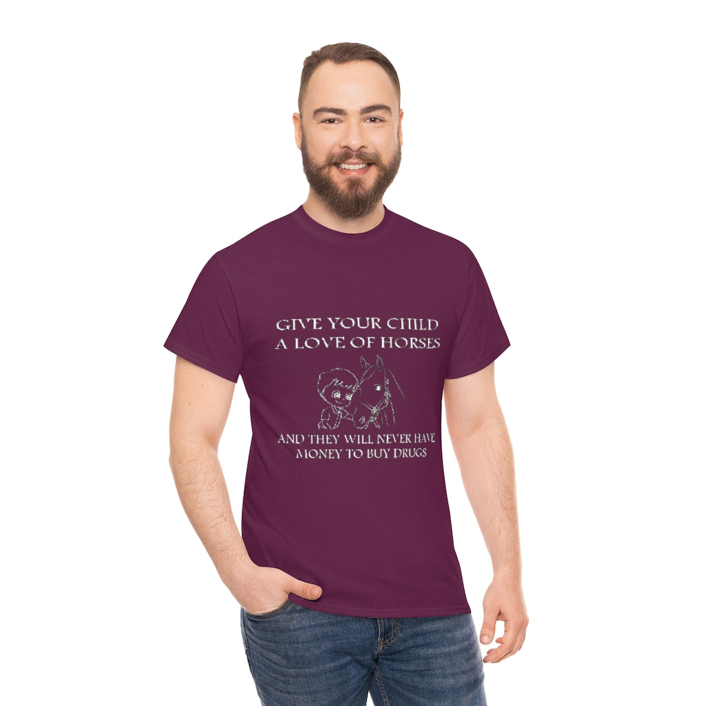 Say NO to Drugs - Adult Tee (Front Logo) - White Print