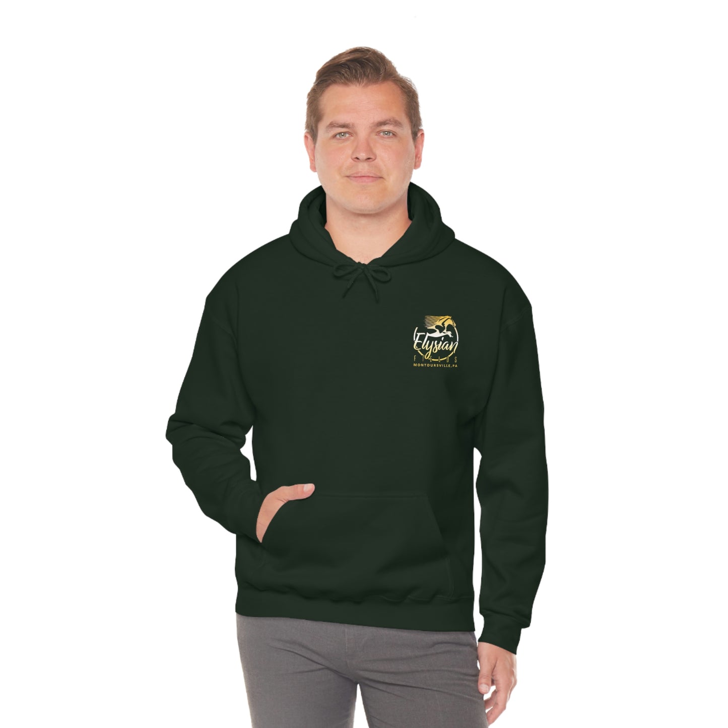 Elysian Fields - Adult Unisex Heavy Blend™ Hooded Sweatshirt - Color Logo