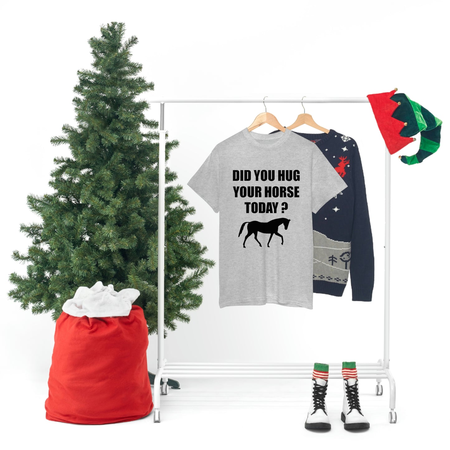 Horse Hugs - Adult Tee (Front Logo)