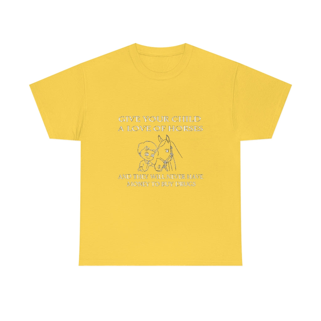 Say NO to Drugs - Adult Tee (Front Logo) - White Print