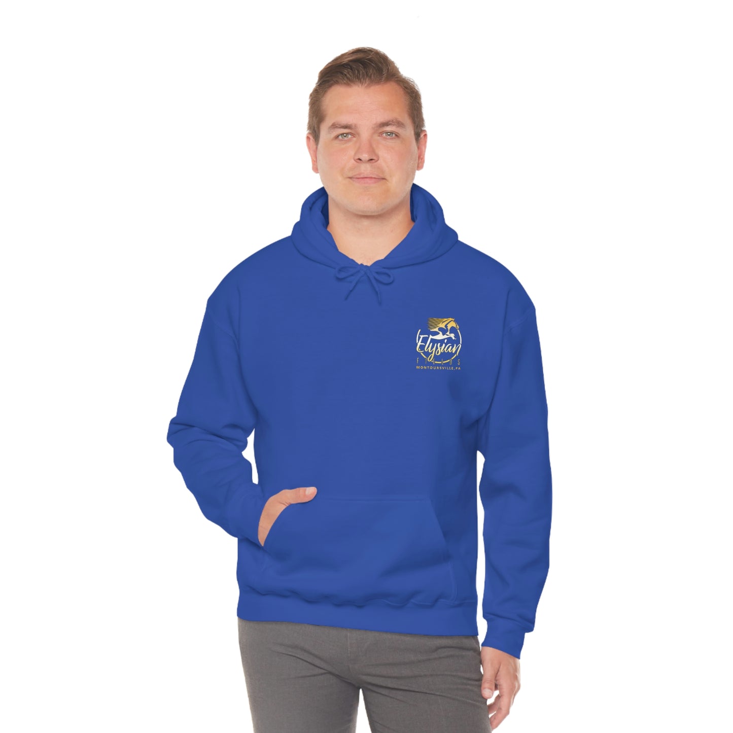 Elysian Fields - Adult Unisex Heavy Blend™ Hooded Sweatshirt - Color Logo
