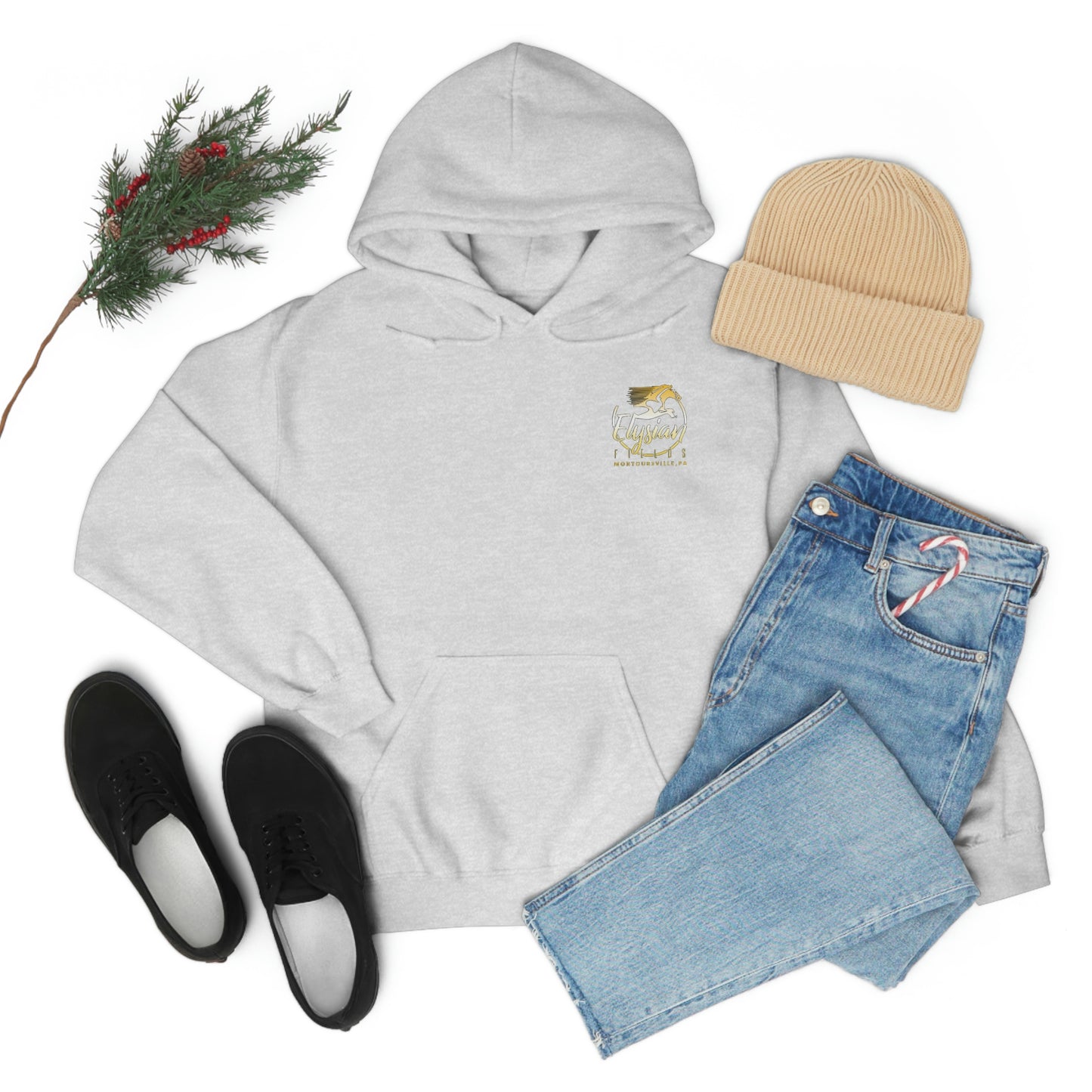 Elysian Fields - Adult Unisex Heavy Blend™ Hooded Sweatshirt - Color Logo