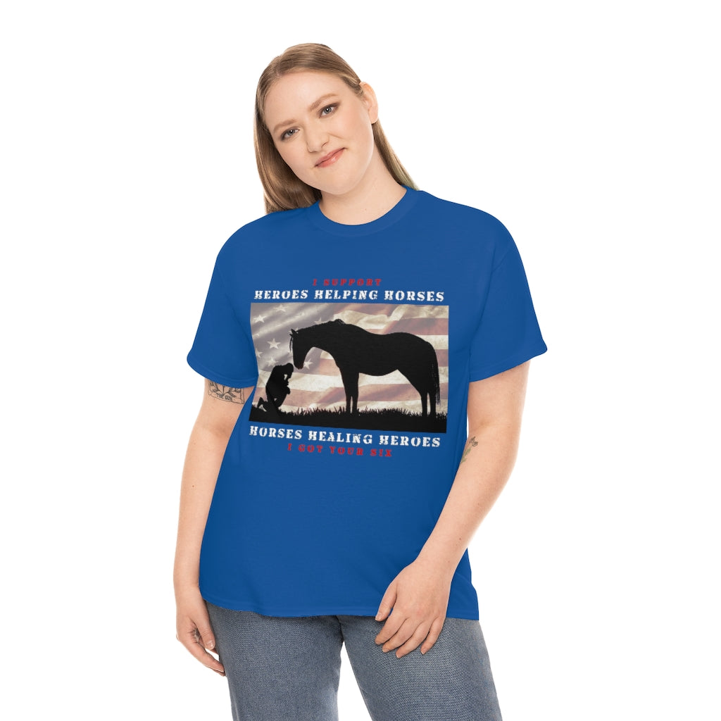 6H - Adult Tee (Front Logo) - White Lettering