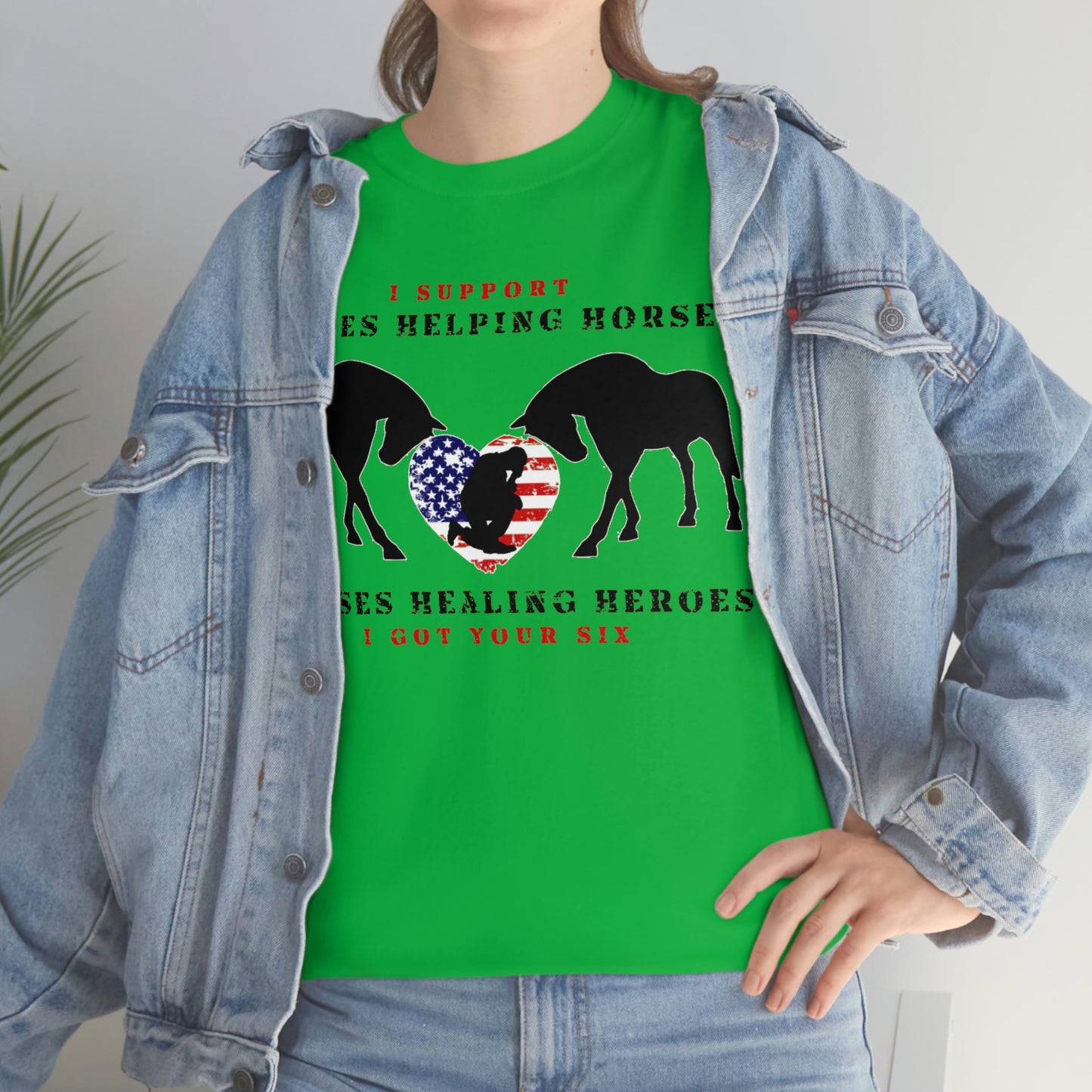 6H - Heart - Adult Tee (Front Logo)
