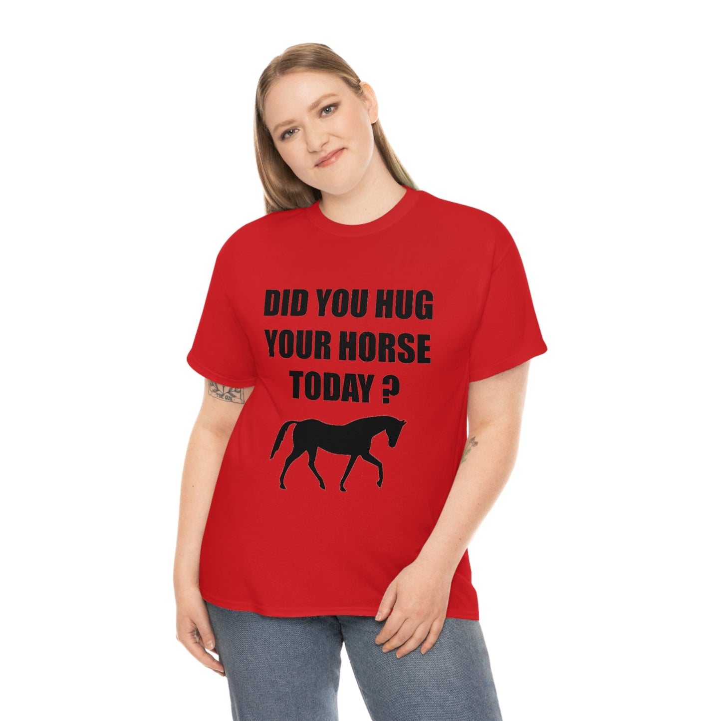 Horse Hugs - Adult Tee (Front Logo)