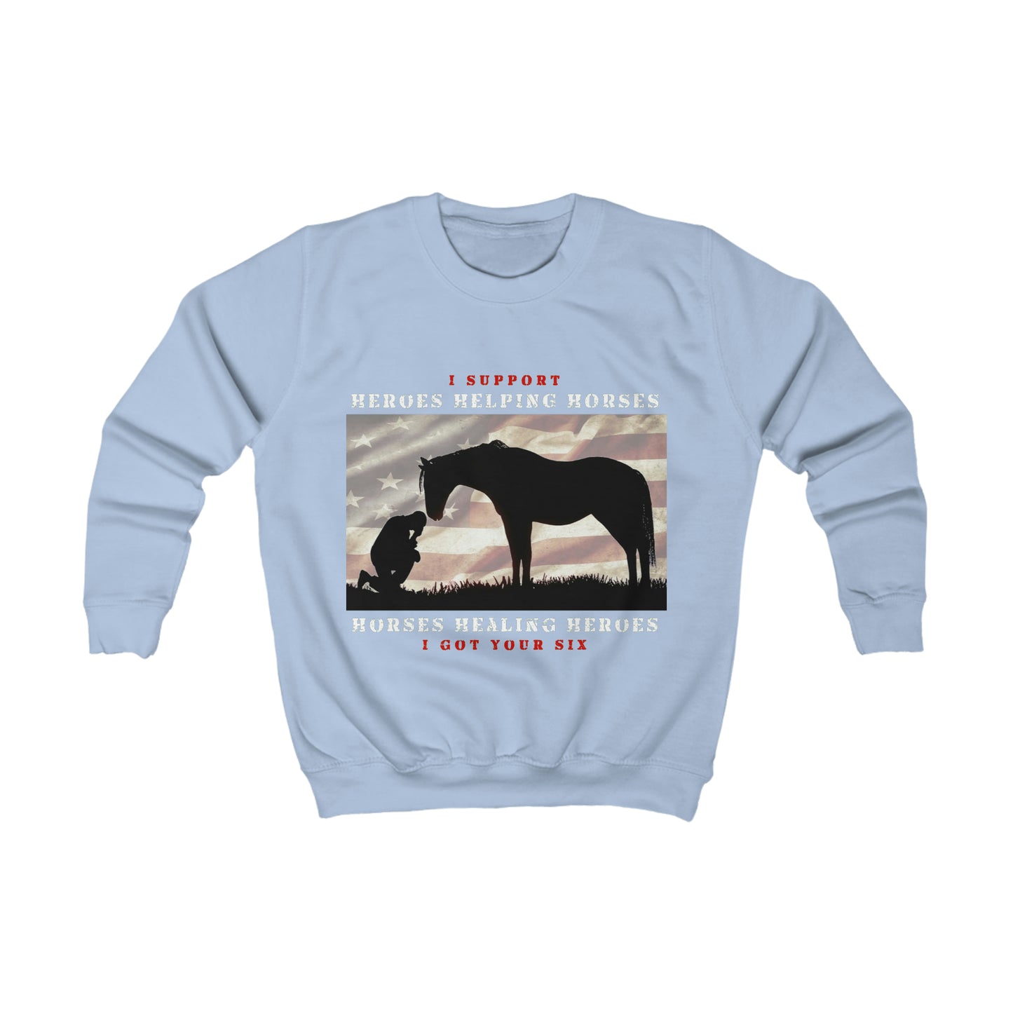 6H - Kids Sweatshirt - White Lettering