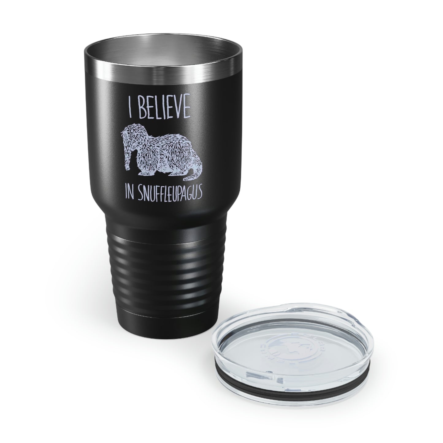 I believe in Snuffleupagus - Ringneck Tumbler, 30oz