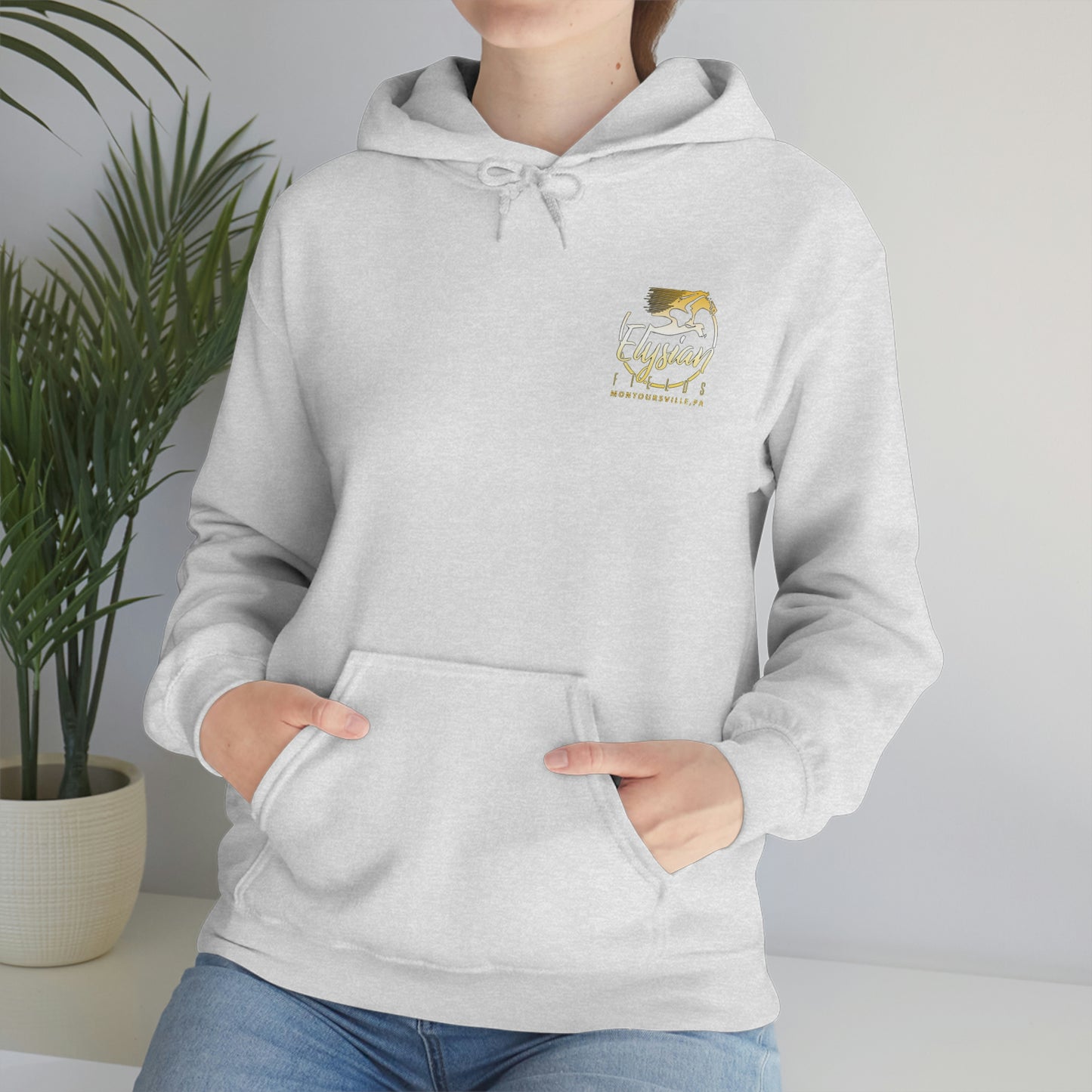 Elysian Fields - Adult Unisex Heavy Blend™ Hooded Sweatshirt - Color Logo