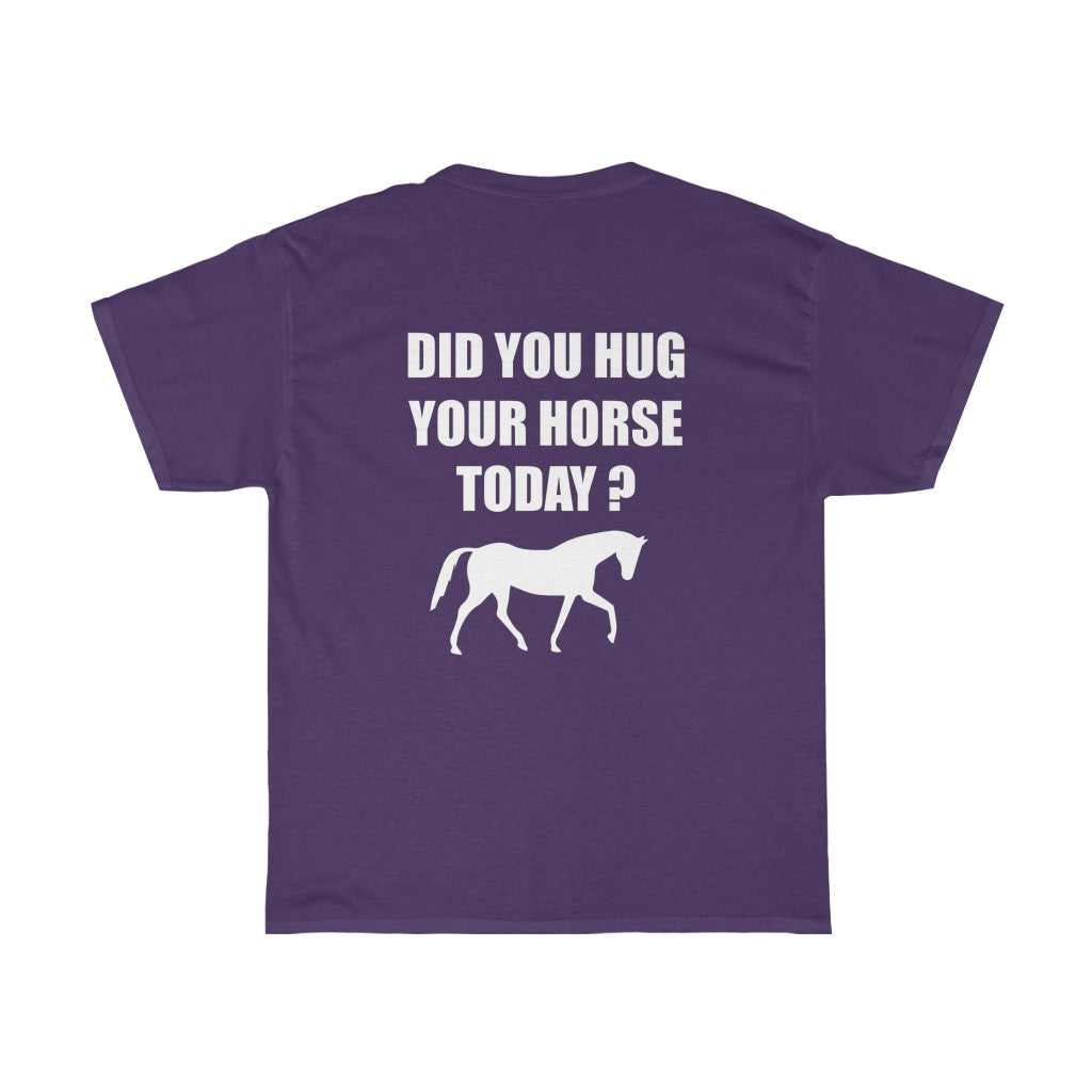 Horse Hugs - White Print
