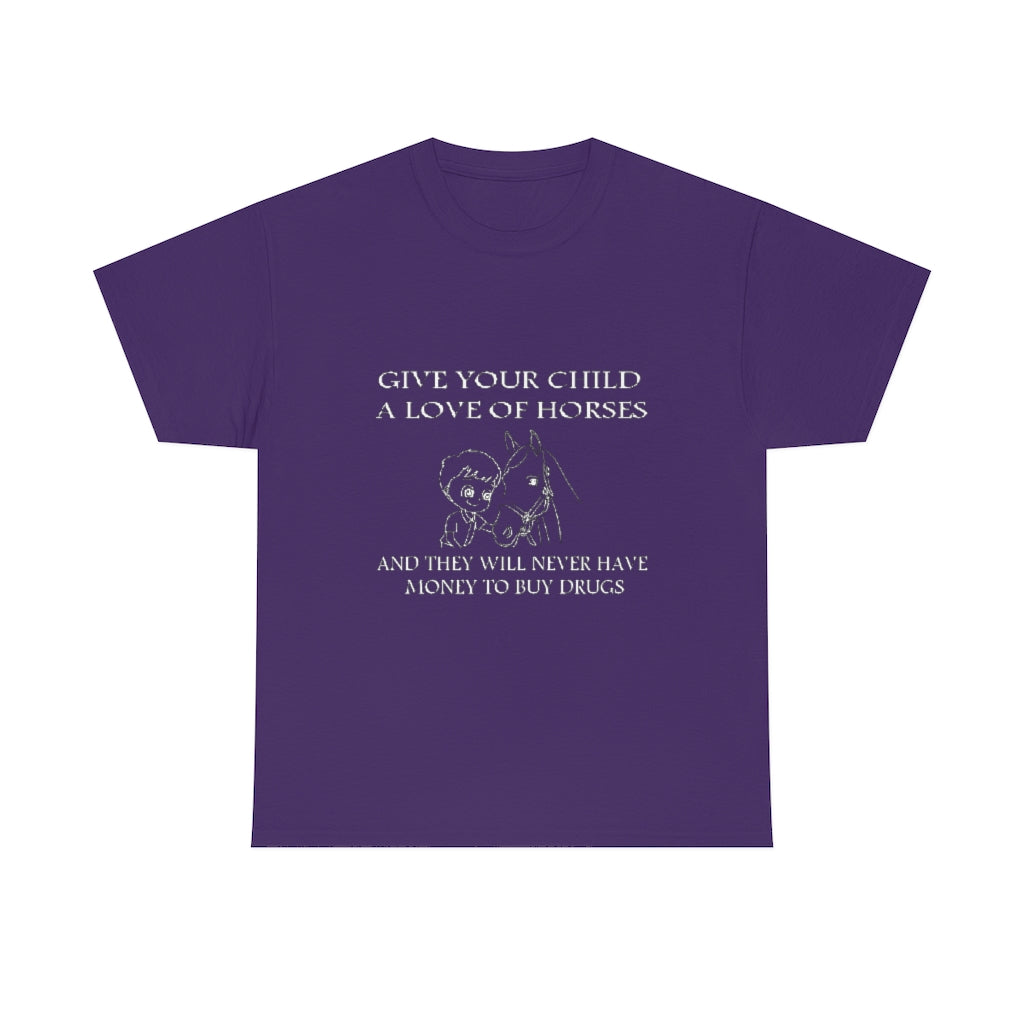 Say NO to Drugs - Adult Tee (Front Logo) - White Print