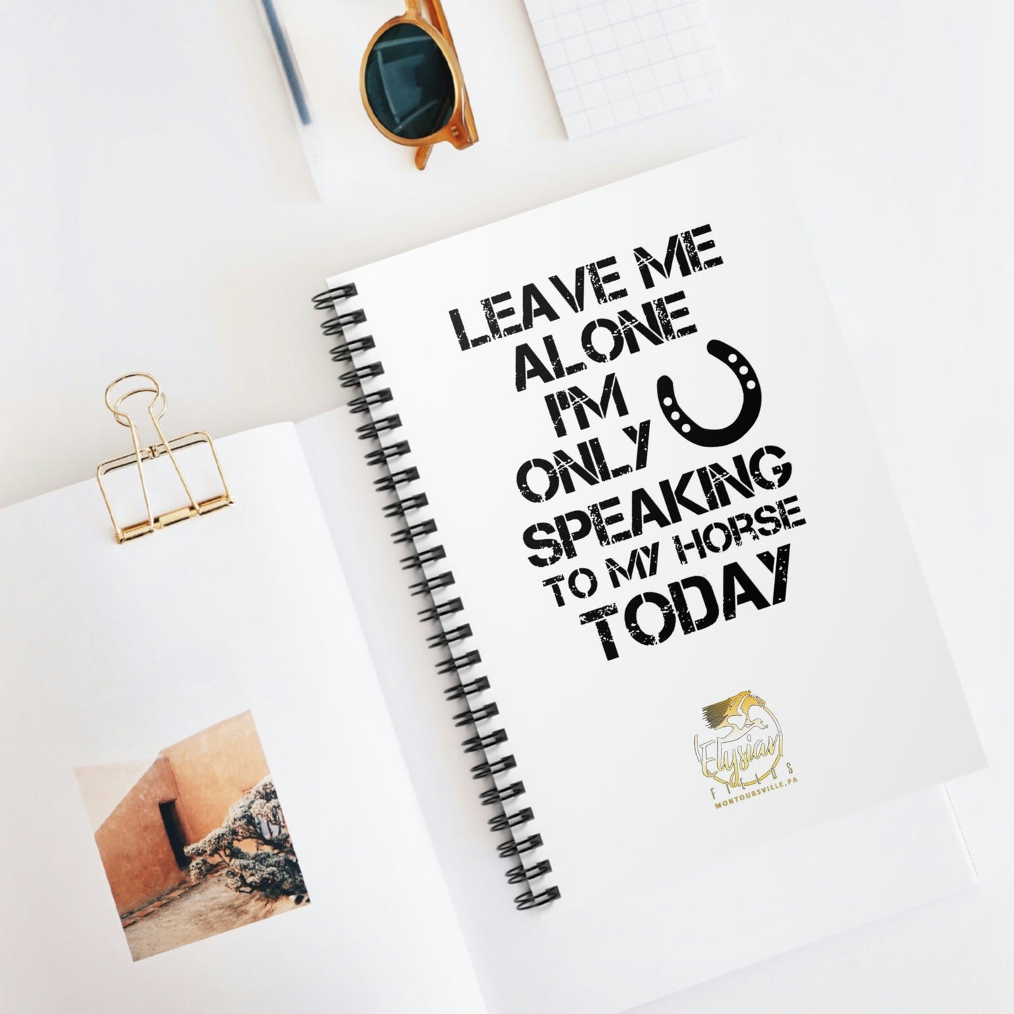 Leave Me Alone - Spiral Notebook - Ruled Line
