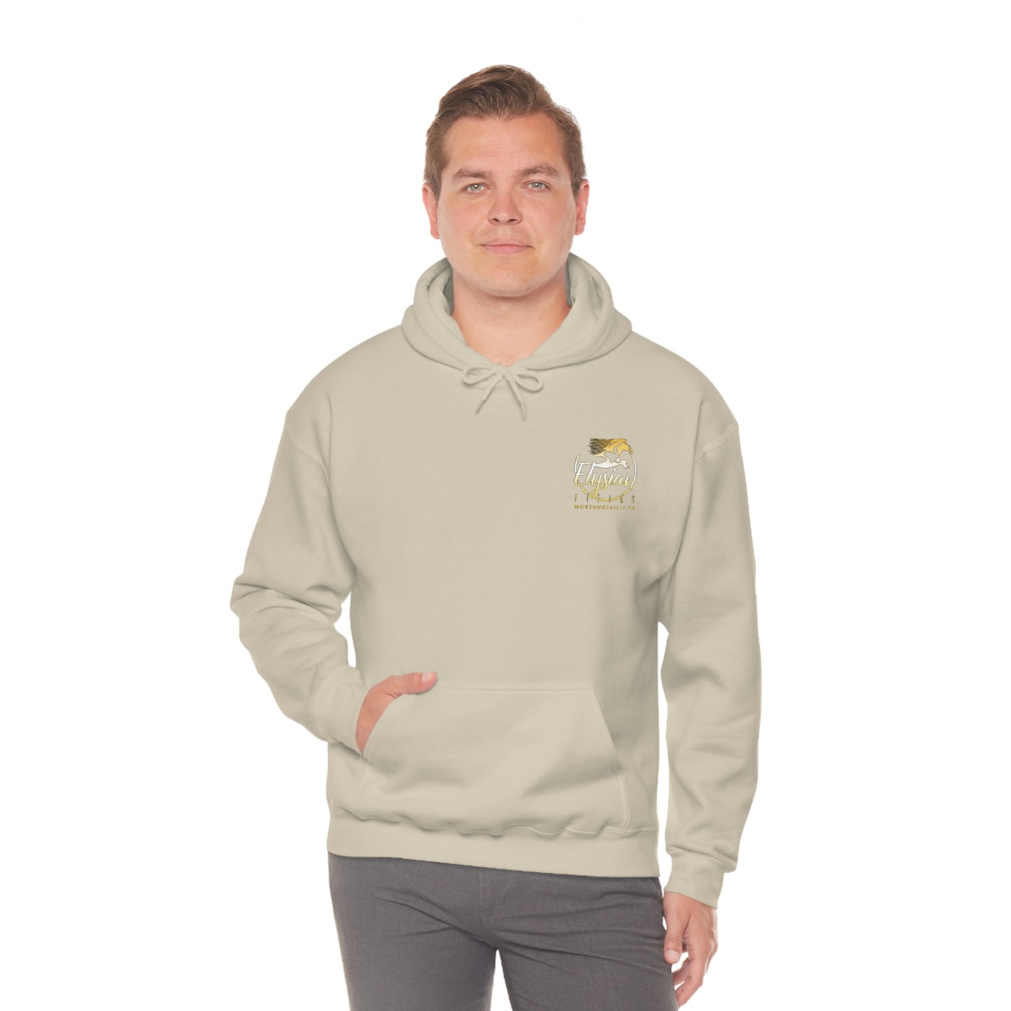 Elysian Fields - Adult Unisex Heavy Blend™ Hooded Sweatshirt - Color Logo