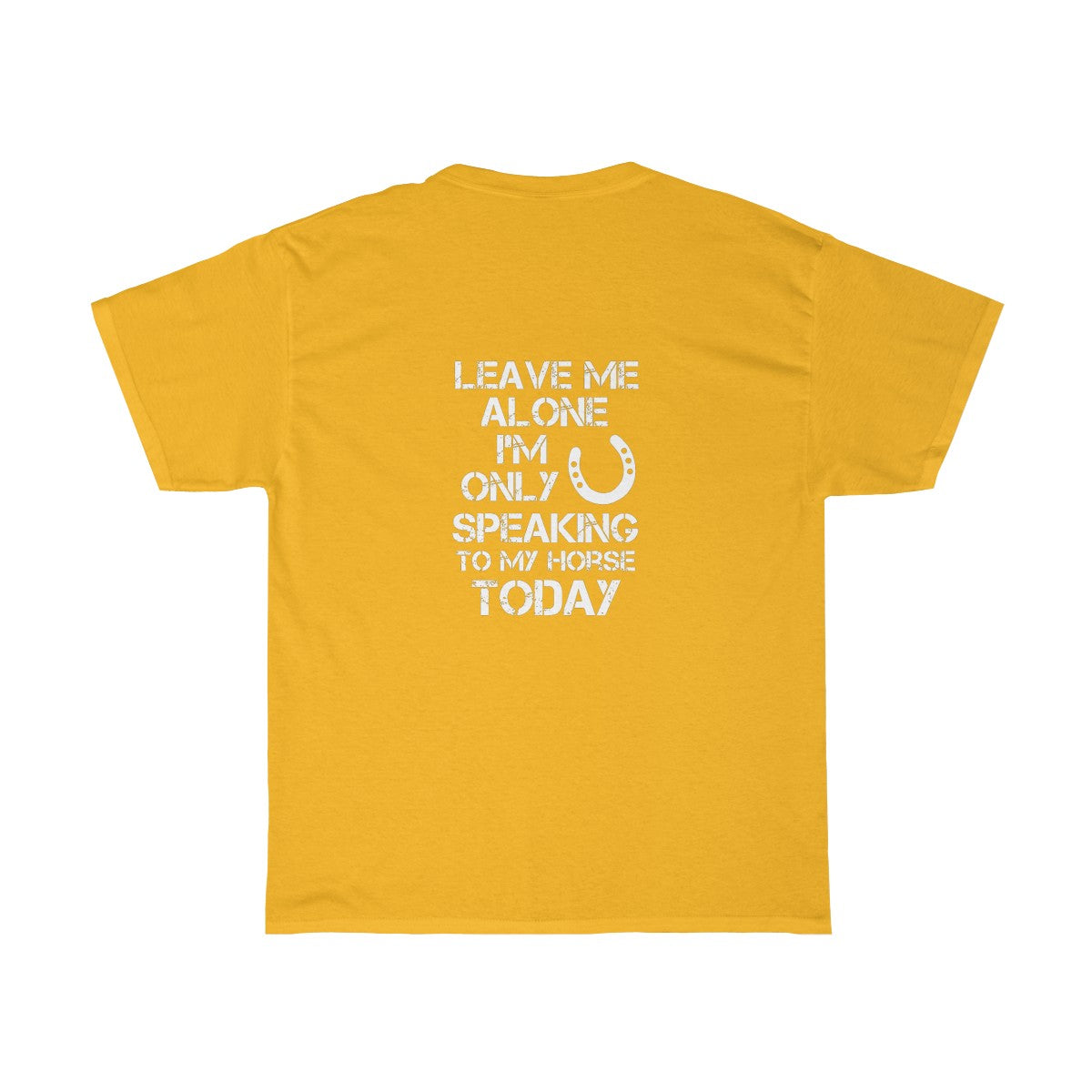 Leave Me Alone - Adult Tee (Back Logo)