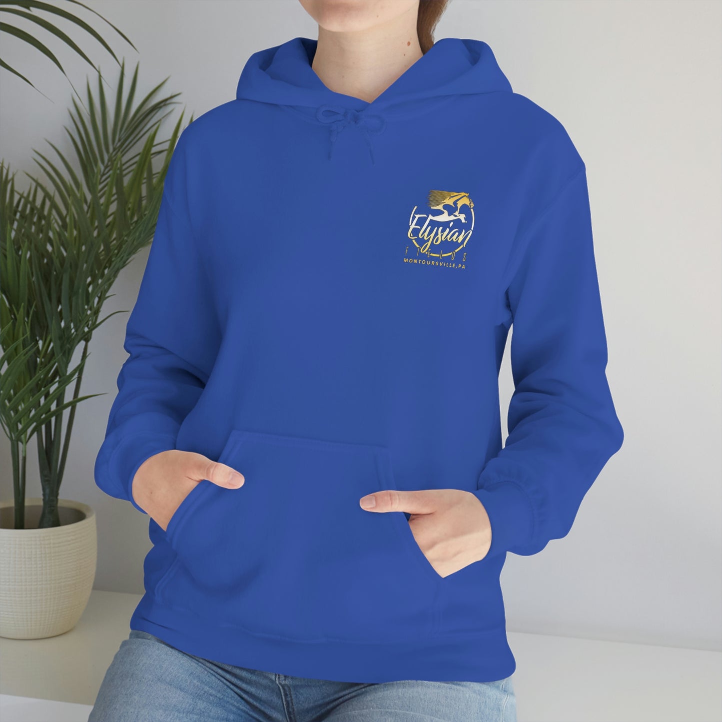 Elysian Fields - Adult Unisex Heavy Blend™ Hooded Sweatshirt - Color Logo