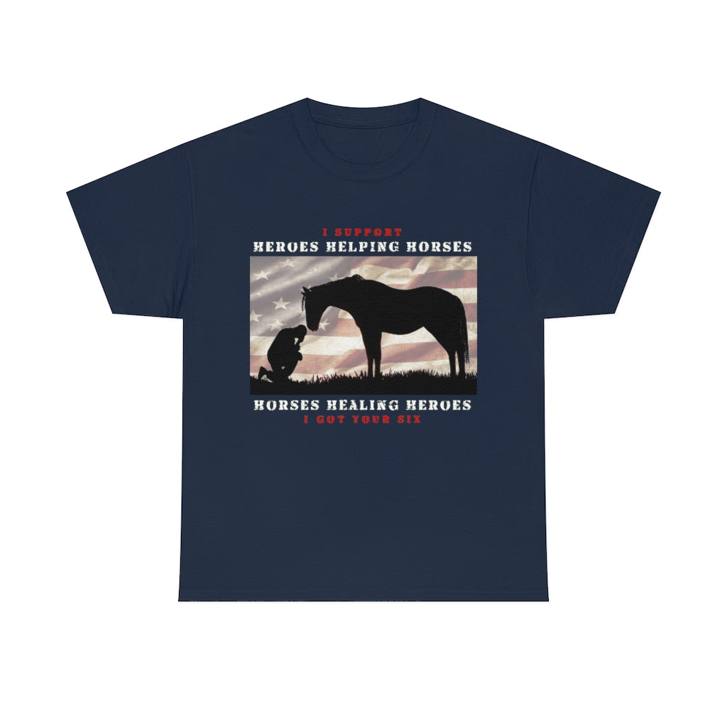 6H - Adult Tee (Front Logo) - White Lettering