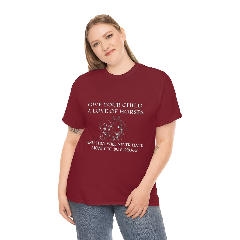 Say NO to Drugs - Adult Tee (Front Logo) - White Print