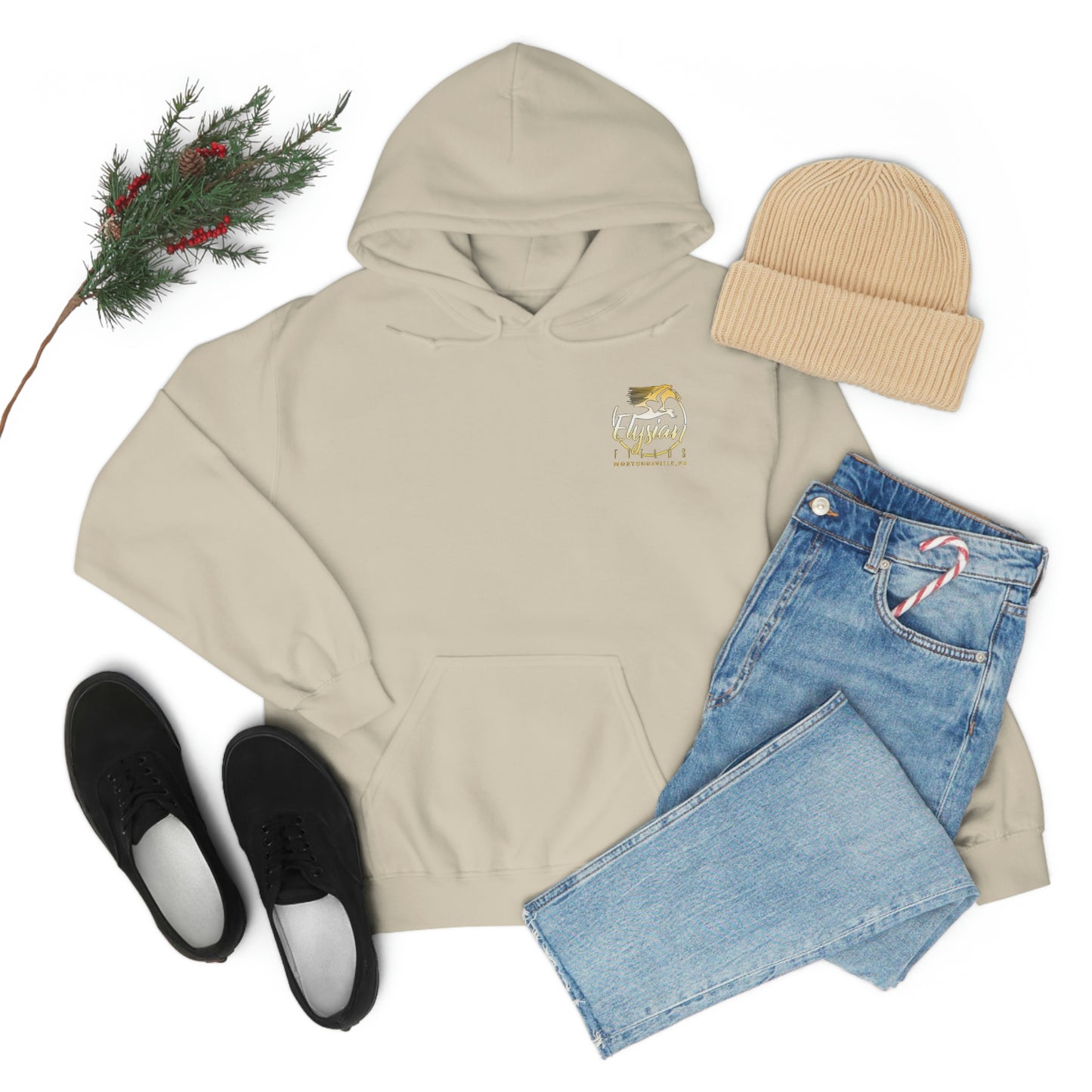 Elysian Fields - Adult Unisex Heavy Blend™ Hooded Sweatshirt - Color Logo