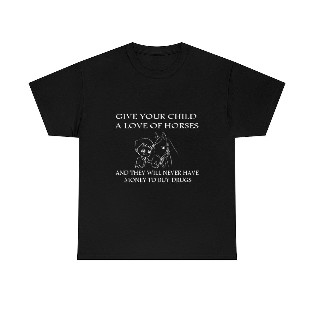 Say NO to Drugs - Adult Tee (Front Logo) - White Print