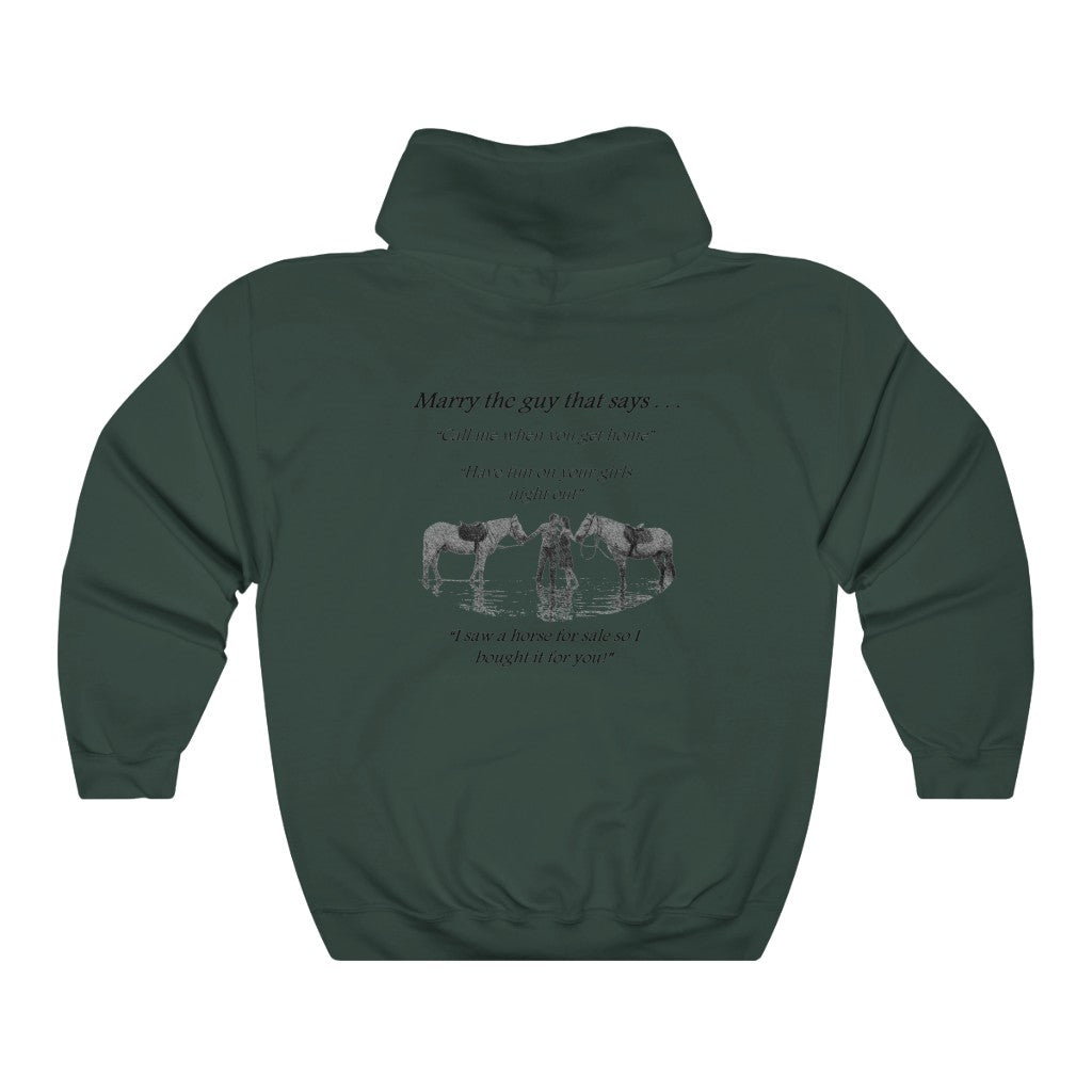 The ONE! - Adult Unisex Heavy Blend™ Hooded Sweatshirt - Black Print