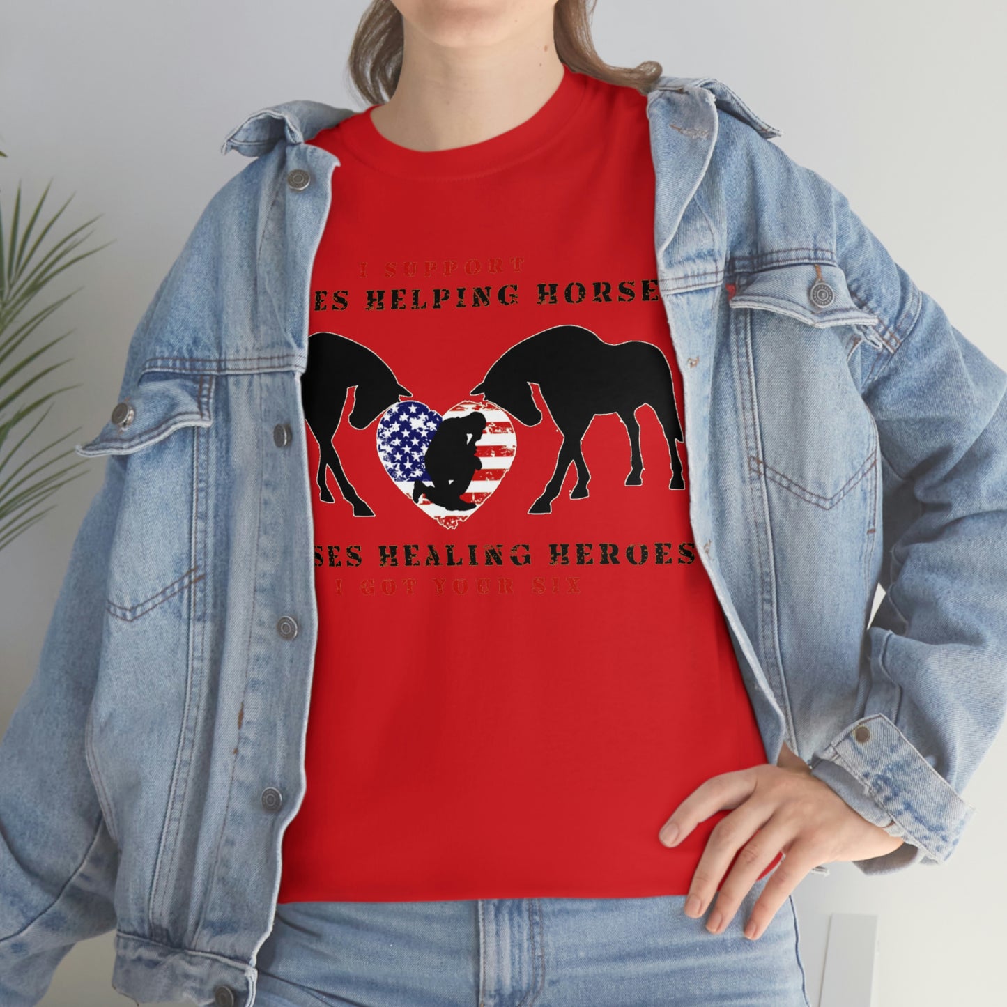6H - Heart - Adult Tee (Front Logo)