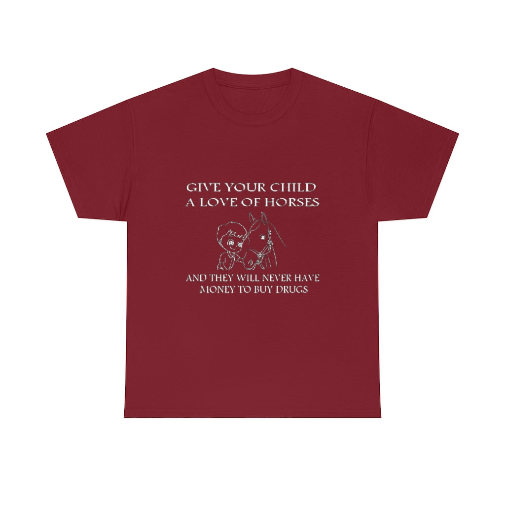 Say NO to Drugs - Adult Tee (Front Logo) - White Print