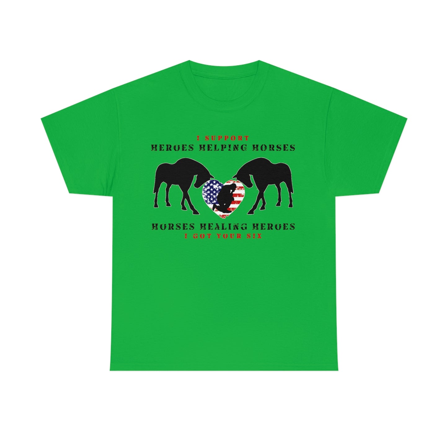 6H - Heart - Adult Tee (Front Logo)