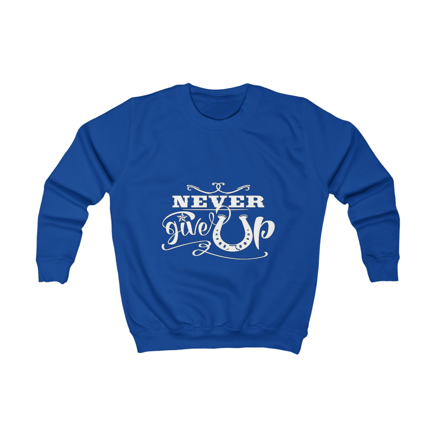 Never Give Up - Kids Sweatshirt
