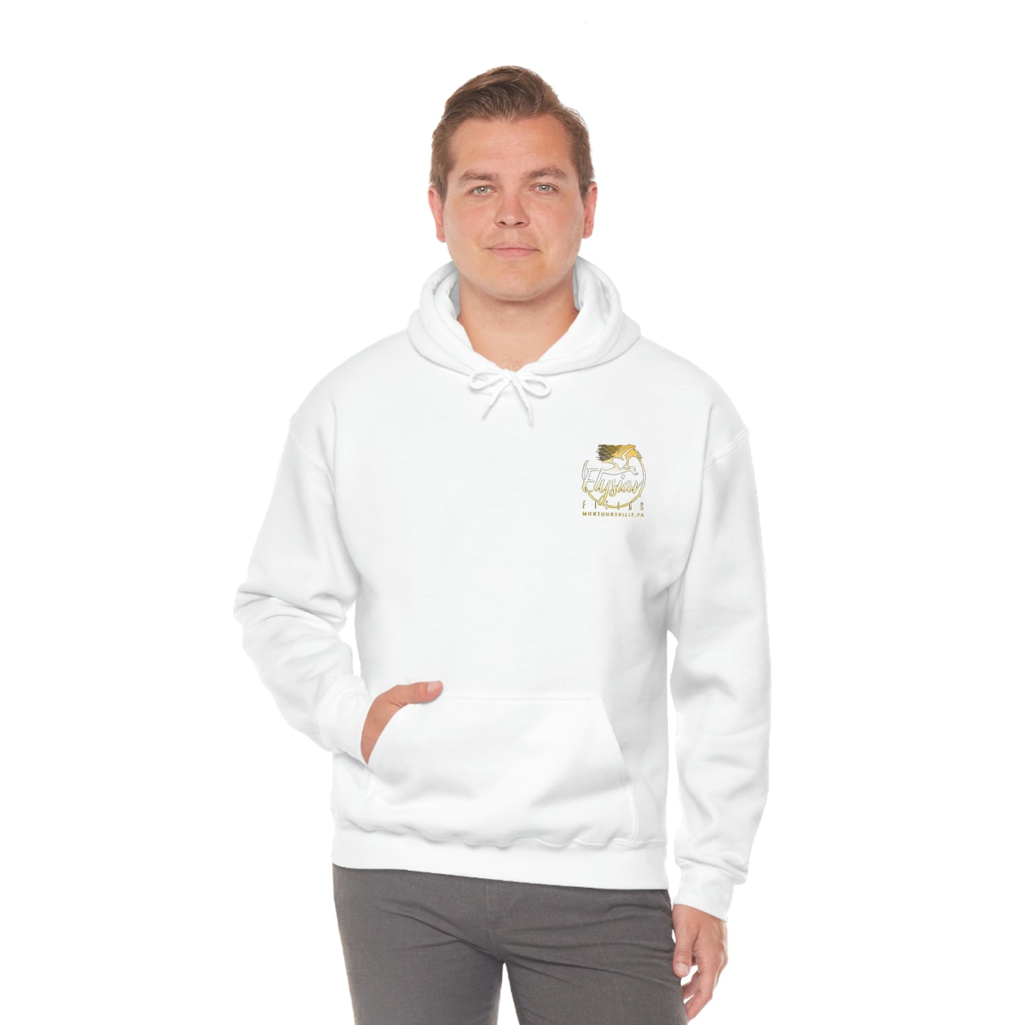 Elysian Fields - Adult Unisex Heavy Blend™ Hooded Sweatshirt - Color Logo