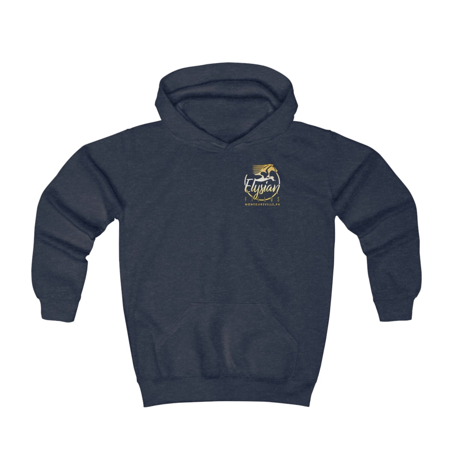 Elysian Fields - 6H - Heart - Youth Hoodie (Back Logo)